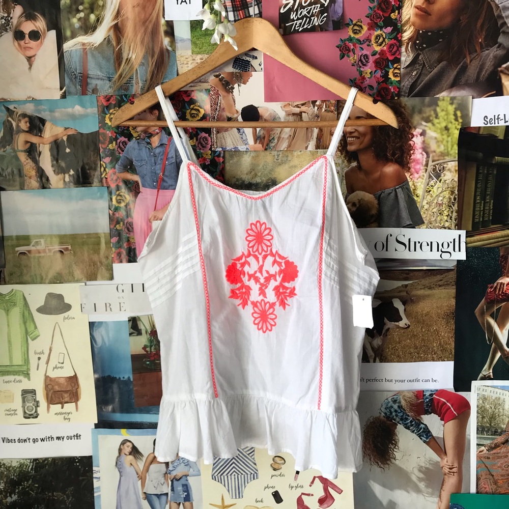 Floral embroidered Camisole